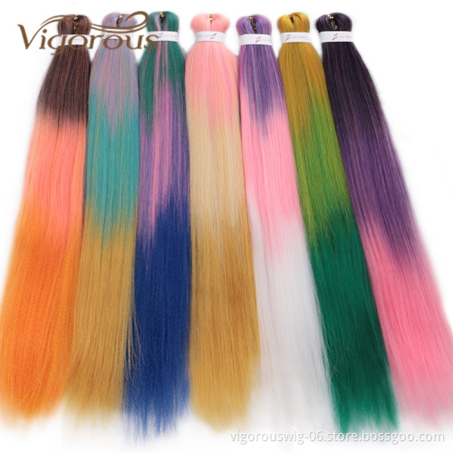 Cheapest Easy Braid Color For Hairstyles Women Wholesale Hair Pieces Synthetic Jumbo African Braids Hair Extension